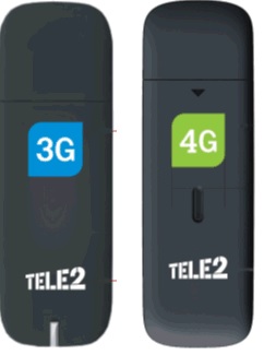Tele2 начинает продажи 3G- и 4G-модемов в России