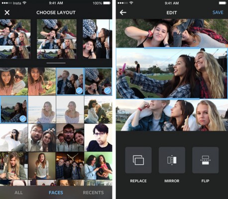 Разработчики Instagram* выпустили новое приложение для создания коллажей