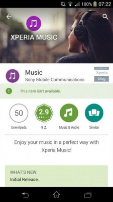 SONY заменит WALKMAN новым приложением Xperia Music