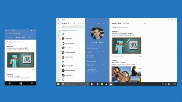 Microsoft опубликовала видео об универсальных приложениях Windows 10 с MWC