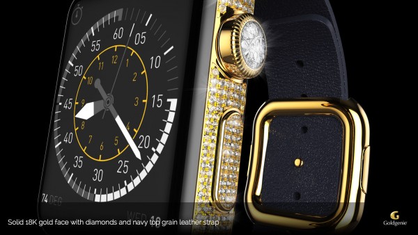 Gold Genie выпустит ультра-дорогую версию Apple Watch