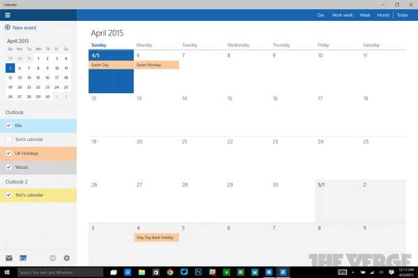 В утекшем билде Windows 10 обнаружены свежие приложения «Календарь» и «Почта»