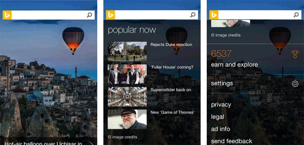 Microsoft обновила мобильную веб-версию Bing