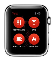 Yelp выпускает приложение для Apple Watch