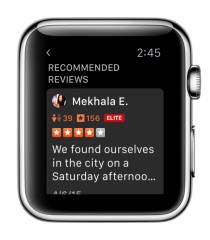 Yelp выпускает приложение для Apple Watch