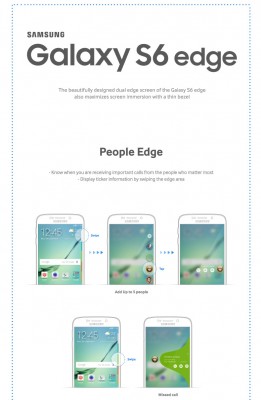 Простая инфонографика для пользователей Galaxy S6 и Galaxy S6 edge