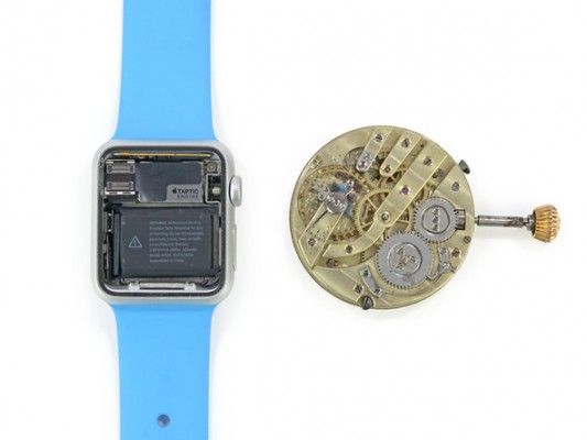 Эксперты из iFixit показали внутренности Apple Watch