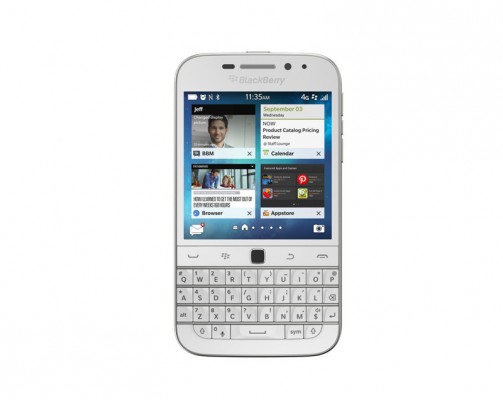 Начинаются продажи BlackBerry Classic в белом корпусе