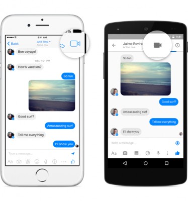 В Facebook* Messenger появились видео-звонки