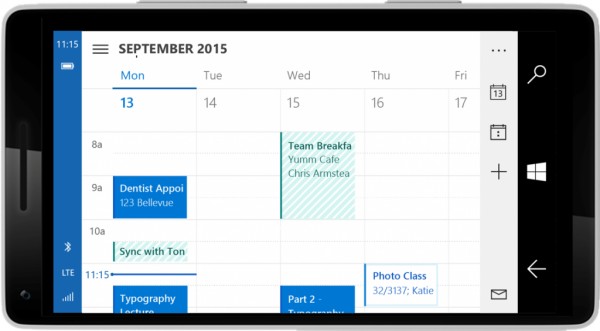 Официальные скриншоты мобильной Windows 10 и возможная дата релиза