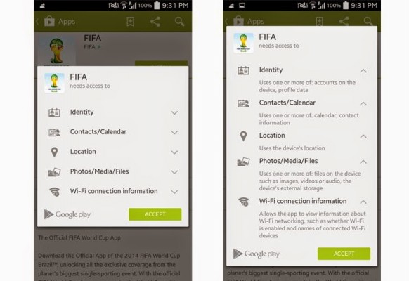 В Android M можно будет выбирать, какие данные отдать приложению