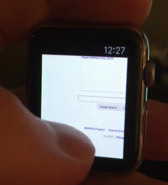 Известный хакер показал браузер для Apple Watch