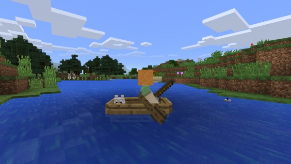 Новый апдейт для Minecraft Pocket Edition: скины, ловля рыбы и прочее