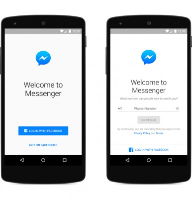 Facebook* Messenger доступен без привязки к Facebook*-аккаунту