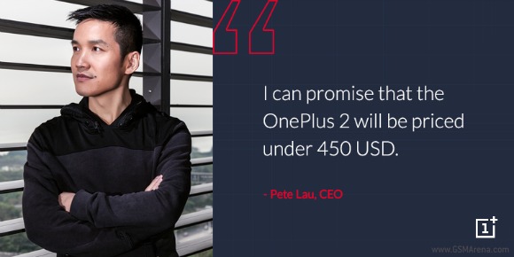 Смартфон OnePlus 2 будет стоить дешевле 450$