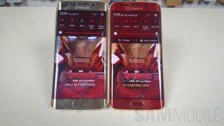 Фотогалерея: Samsung Galaxy S6 Edge Iron Man Edition вживую