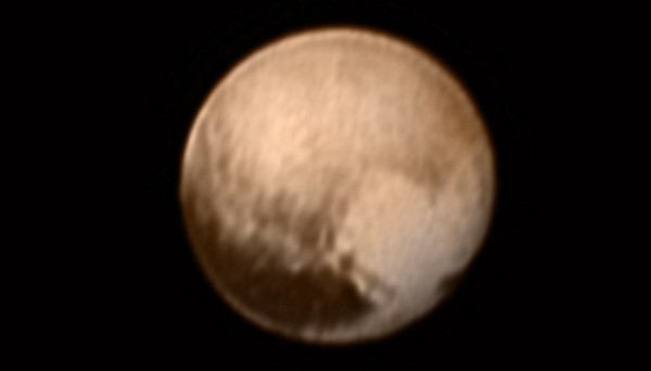 Очередная цветная фотография Плутона
