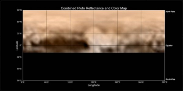 В Google Earth появилась карта Плутона