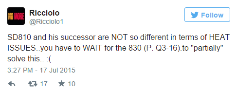Процессор Snapdragon 820, скорее всего, не избавится от проблем с перегревом
