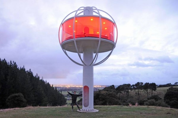 Самый технологичный домик на дереве построен в Новой Зеландии