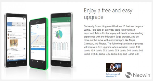 10 смартфонов Lumia, которые первыми получат Windows 10 Mobile