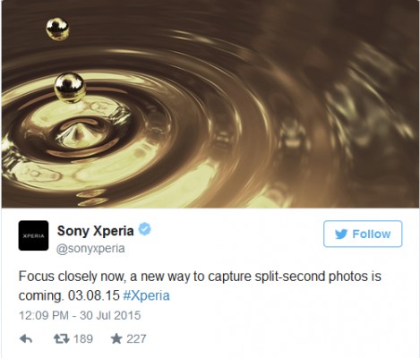 Sony представит новый смартфон 3 августа