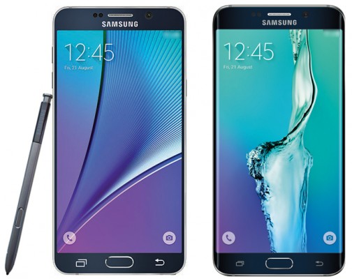 Samsung Galaxy Note 5 и Galaxy S6 Edge+: качественные рендеры от Evleaks
