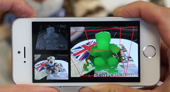 Система MobileFusion от Microsoft превратит смартфон в 3D-сканер