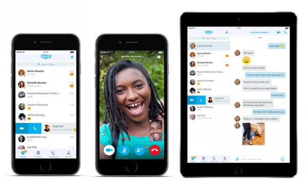 Skype для Android и iOS получил новый дизайн