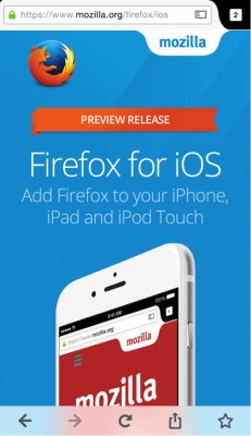 Mozilla приглашает на бета-тест Firefox для iOS