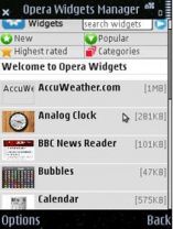 Opera Widgets Manager 9.50 (build 716)