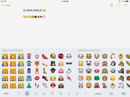 В iOS 9.1 появятся Emoji-смайлы со средним пальцем