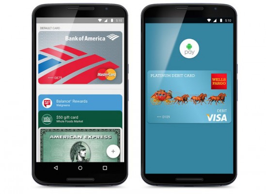 Google запустила платёжную систему Android Pay