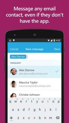 Почтовый клиент Microsoft Send в стиле мессенджера вышел на Android