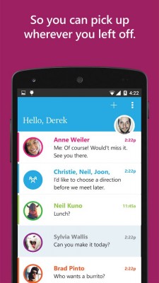 Почтовый клиент Microsoft Send в стиле мессенджера вышел на Android