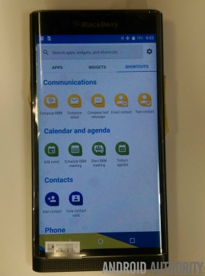 Новые фото BlackBerry Venice раскрывают информацию об интерфейсе смартфона