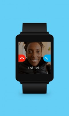 Skype для Android получил поддержку Android Wear