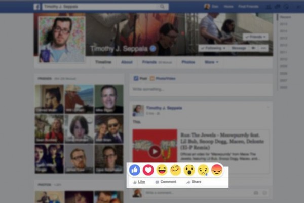 В Facebook* тестирует «эмоциональные» альтернативы лайку
