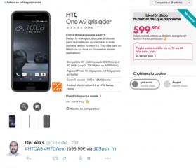 Смартфон HTC One A9 получит Android 6.0 и цену в 690 $