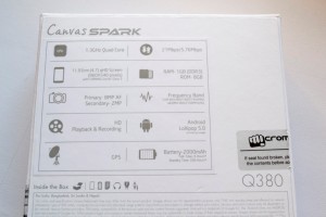 Обзор Micromax Canvas Spark Q380