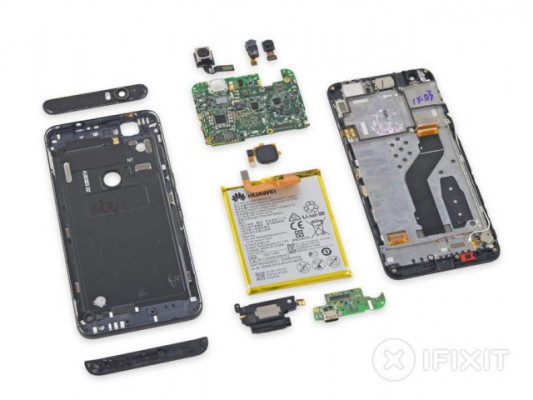 Команда iFixit оценила ремонтопригодность смартфона Nexus 6P