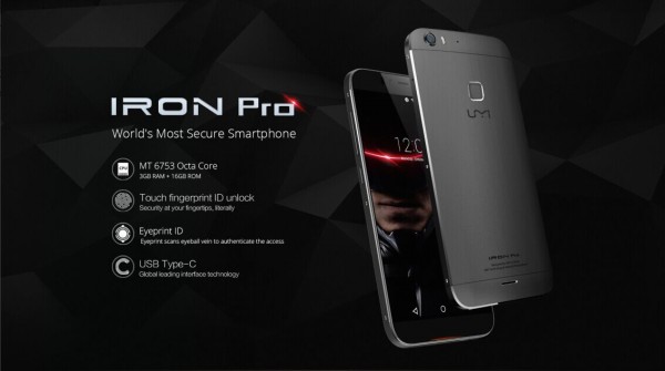 Новый смартфон UMi Iron Pro получил три степени защиты