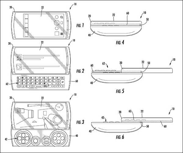 Sony патентует двойной слайдер