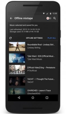 Приложение YouTube Music доступно на Android и iOS