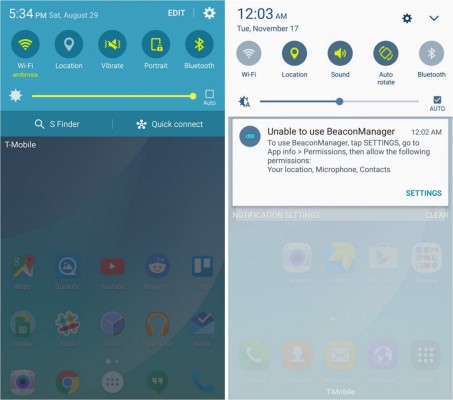 Как Samsung адаптировала TouchWiz под Android 6.0 (сравнение скриншотов)