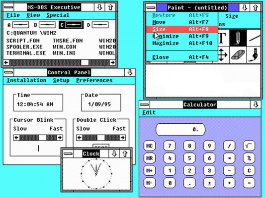 Windows исполнилось 30 лет — визуальная ретроспектива
