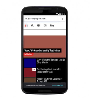 Chrome для Android начнет выключать загрузку картинок при медленном интернете