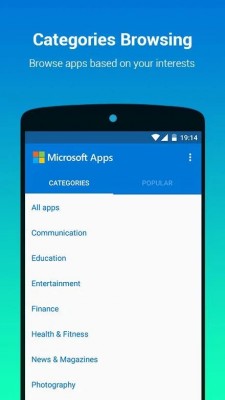 Microsoft выпустила программу-каталог со всеми своими приложениями для Android