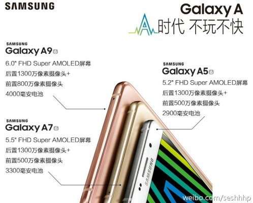 Samsung анонсировала смартфон Galaxy A9 с большим экраном и емкой батареей