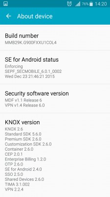 Samsung Galaxy S5 внезапно получил бета-версию Android 6.0.1